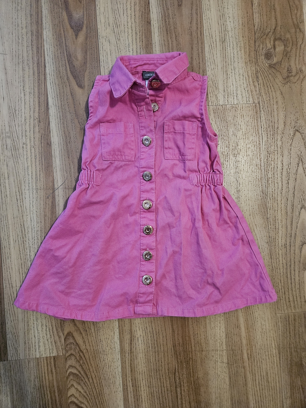 2T Vince Camuto Bright Fuchsia Button Shirt